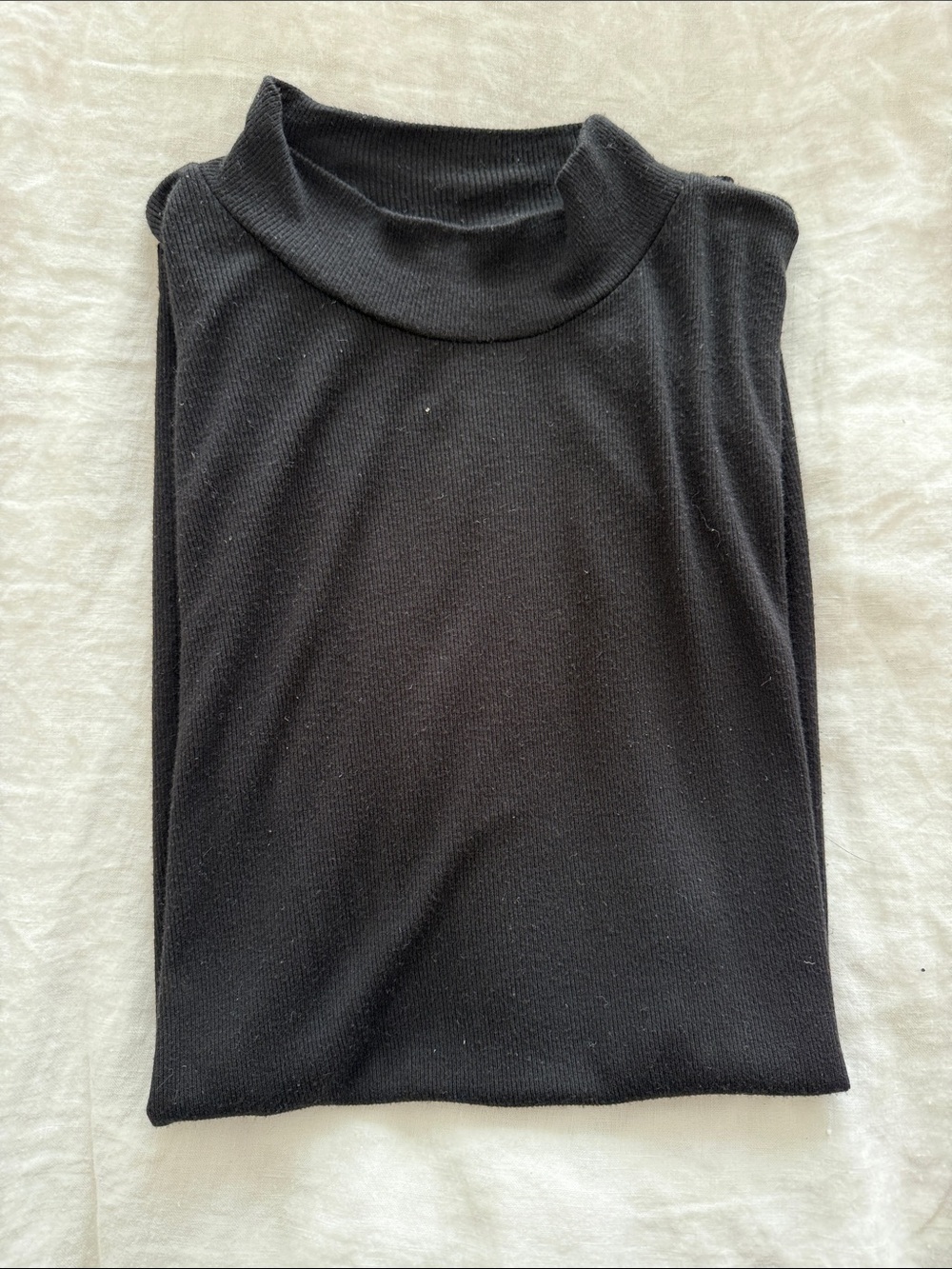 GAP Black Mock Neck Tank Top